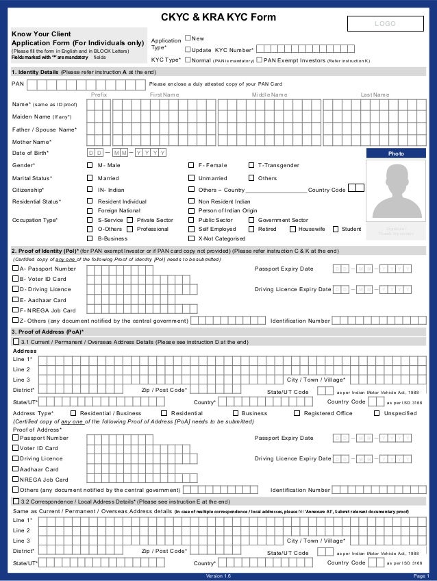 IPO - KYC Form for Individual | m.Stock | PDF