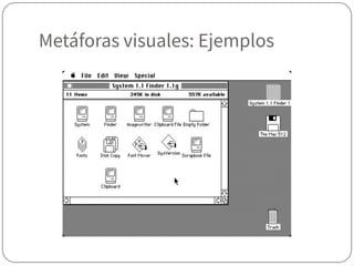 Metáforas visuales: Ejemplos
 