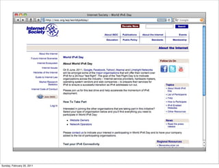 Sunday, February 20, 2011
 