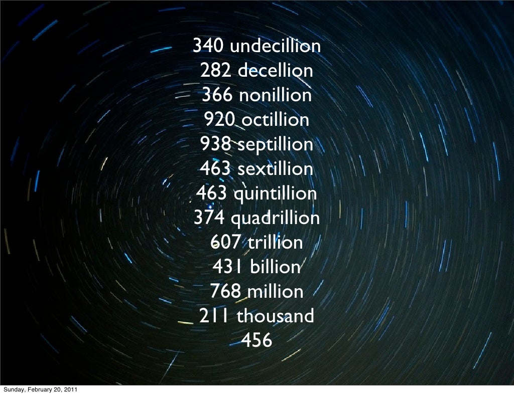340 undecillion 282 decellion 366