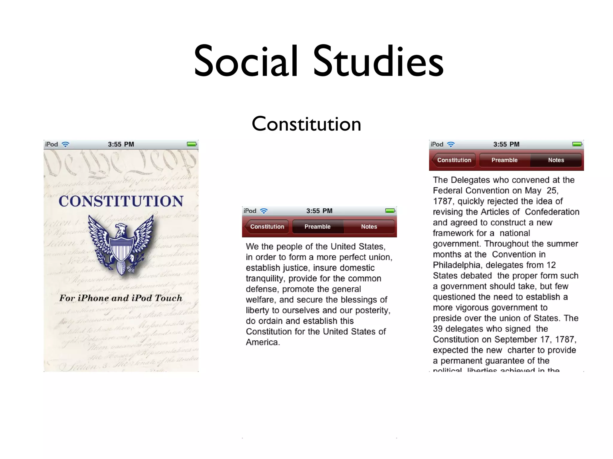 Social Studies Constitution 