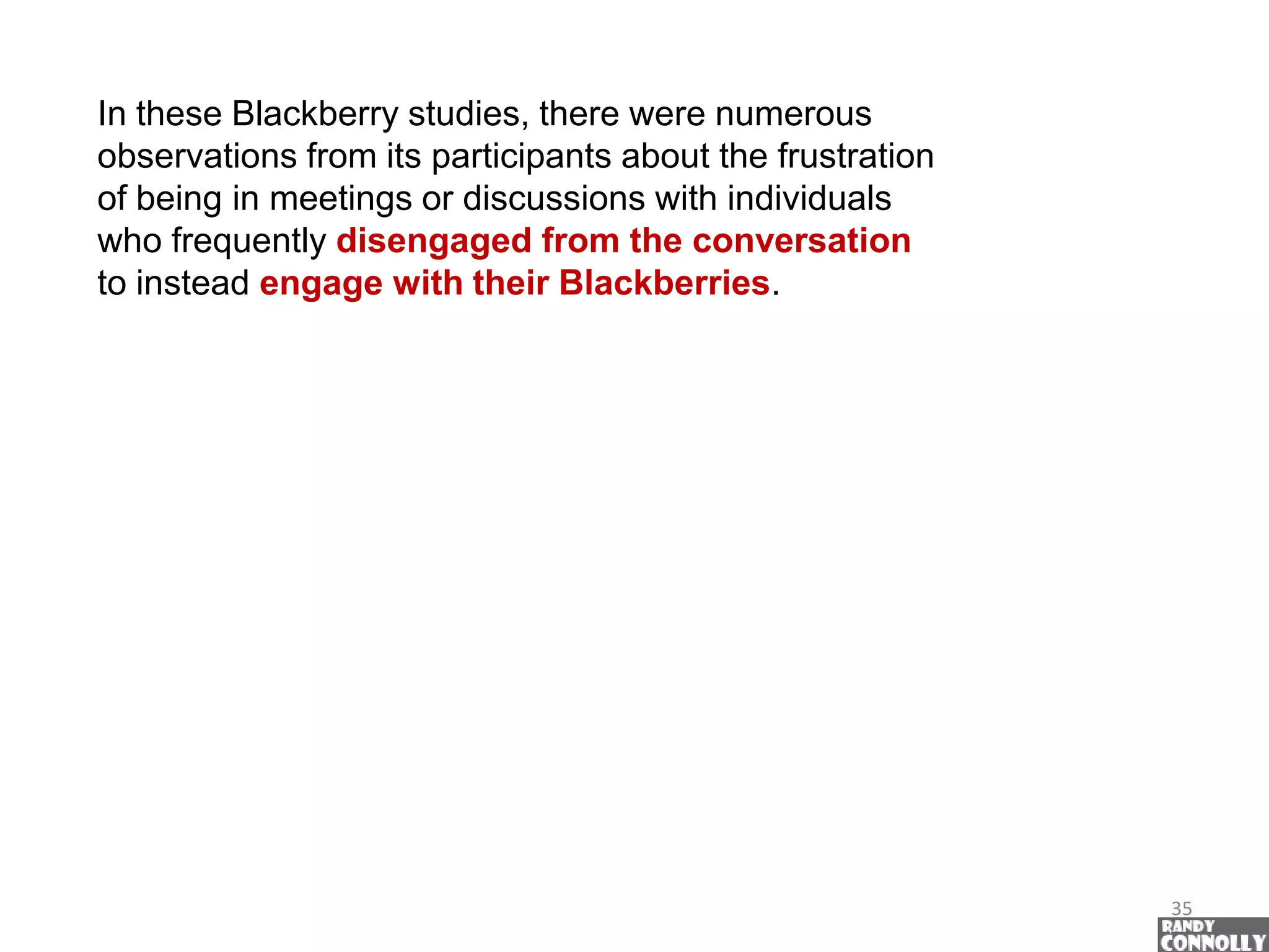 iPodolatry And Crackberries