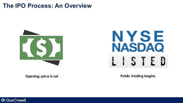 Working for an ipo
