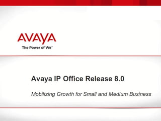 Avaya IP Office R.8