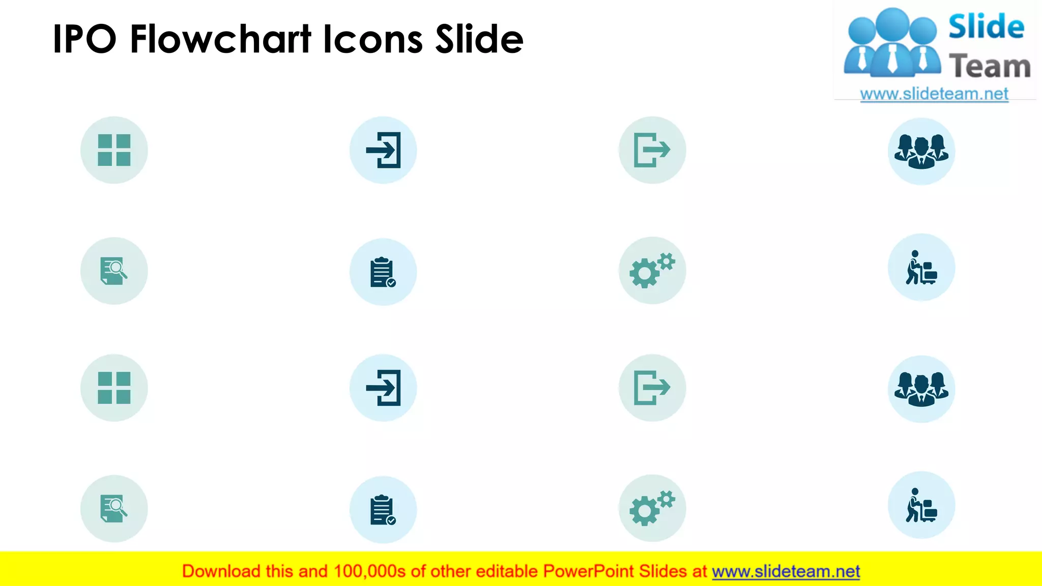 IPO Flowchart Icons Slide
7
 