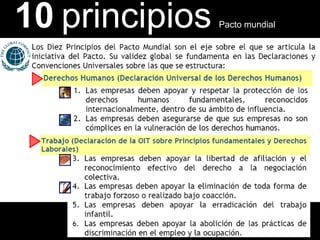 10   principios   Pacto mundial 