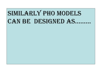 SIMILARLY PHO MOdeLS
cAn be deSIgned AS………
 