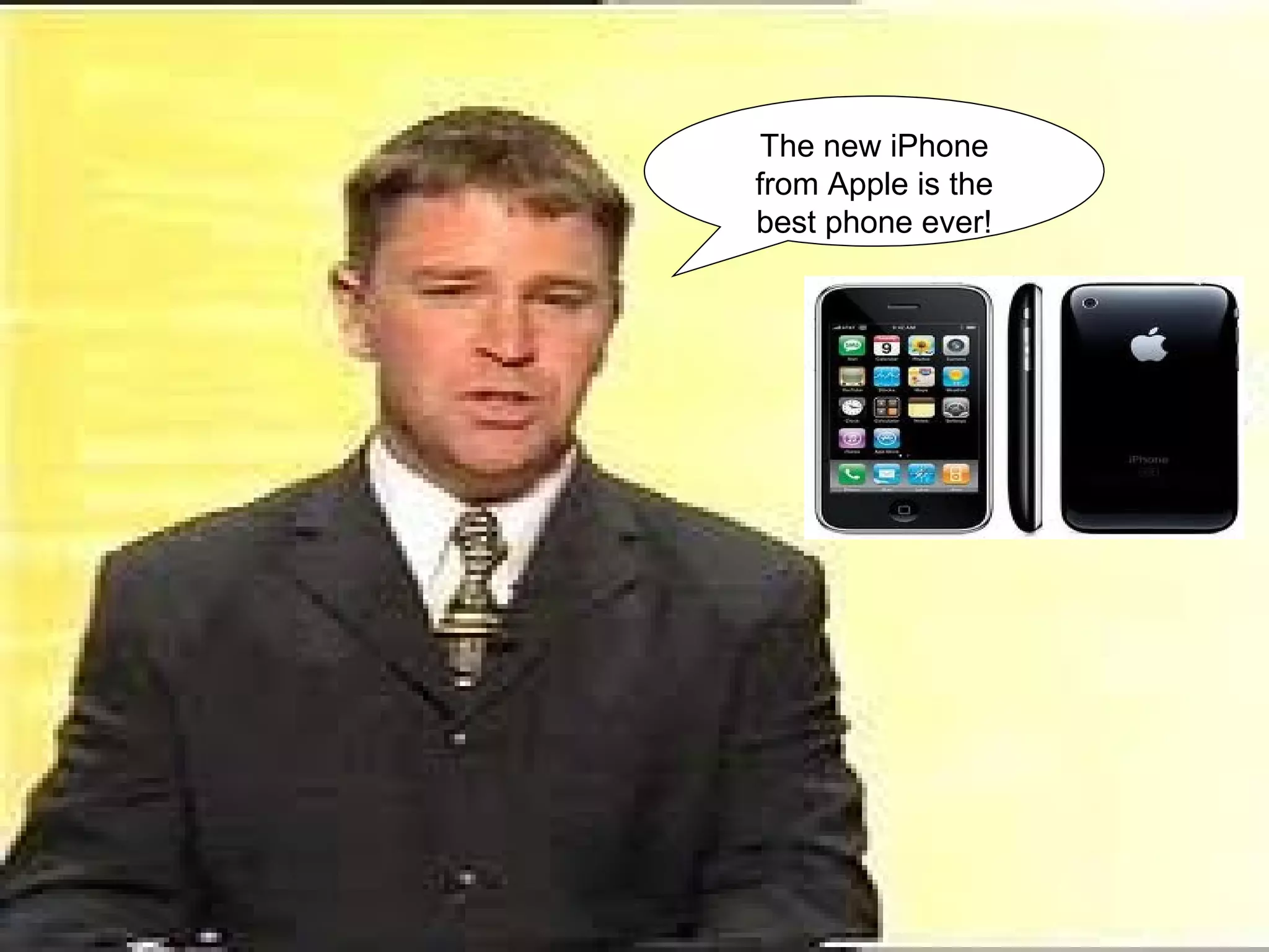 The new iPhone from Apple is the best phone ever!