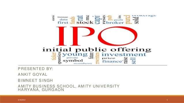 Ipo in india ppt