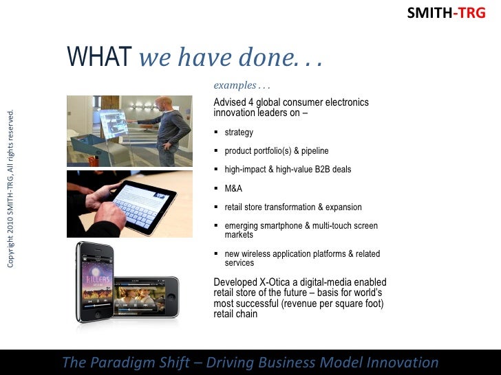 examples of paradigm shift in business