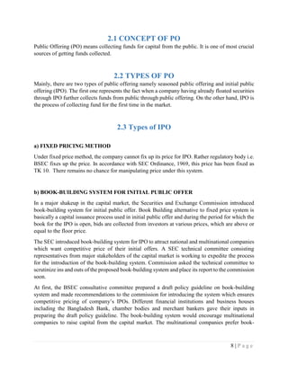 IPO PROCESS IN BANGLADESH | PDF