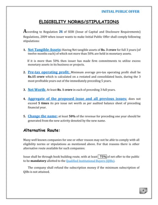 Public Issue INITIAL PUBLIC OFFER | PDF