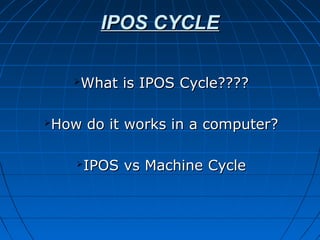 Ipos cycle | PPT