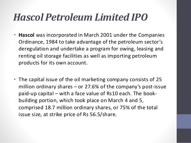 Ipo S Pakistan