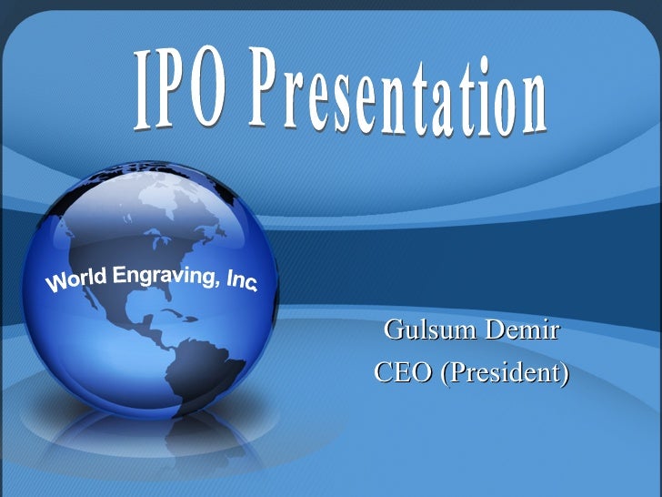 Ipo of facebook ppt