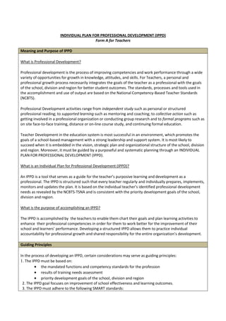 Ippdforteachers 130529001430-phpapp01 | PDF