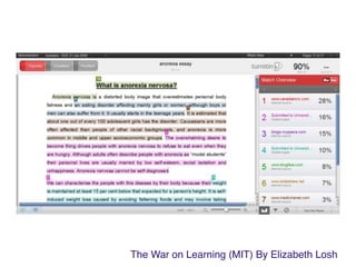 The War on Learning (MIT) By Elizabeth Losh
 