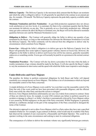 Ipp Generation Ipp process in indonesia 1995 by cockcroft and fuller | PDF