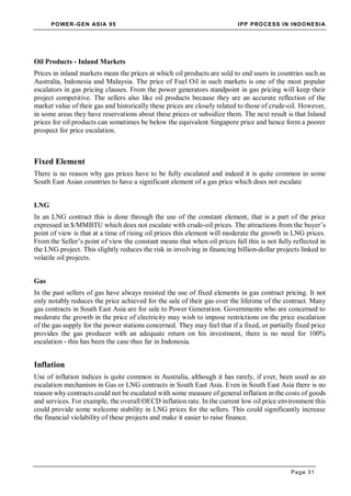 Ipp Generation Ipp process in indonesia 1995 by cockcroft and fuller | PDF