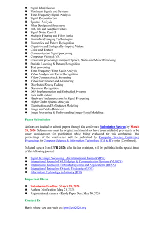 Conference Paper Image Processing 12th International Conference on Image Processing and Pattern ...