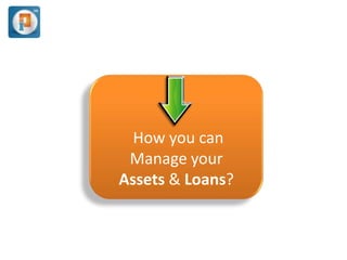  How you can Manage your     Assets & Loans?