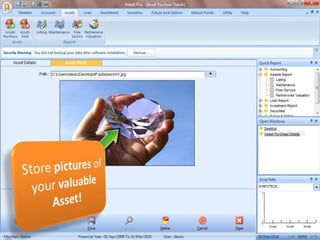 Store pictures of your valuable Asset!