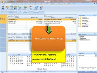 Follow the ups and downs of the Stock market.Have a look at            how we make it possible                                       for you …..