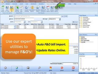 Manage own portfolio’s.