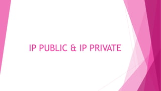 IP PUBLIC & IP PRIVATE
 