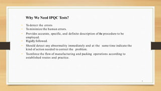 IPQC Tests for capsules As per IP, BP & USP | PPTX