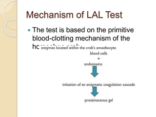 Ipqc tests for parentrals | PPTX