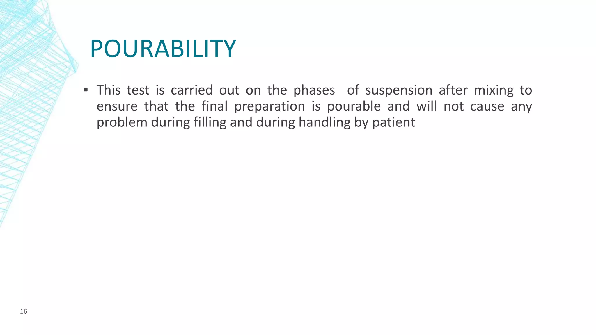 Ipqc tests for suspension & emulsion ppt | PPTX