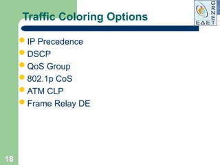 IP QoS Principles and Quality of Service (QoS) classifies network ...