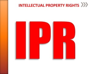 INTELLECTUAL PROPERTY RIGHTS
 