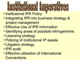 Ipr, Intellectual Property Rights | PPT