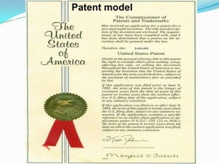 Patent model
 