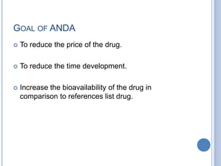 IPR NDA and ANDA | PPTX