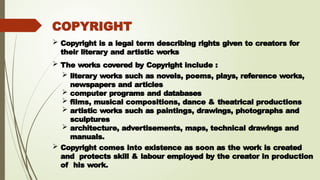 presentation on intellectual property rights | PPTX