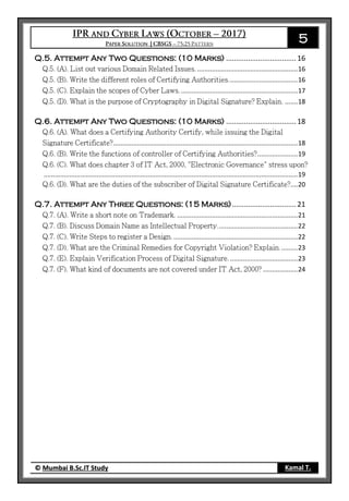 5
© Mumbai B.Sc.IT Study Kamal T.
Q.5. Attempt Any Two Questions: (10 Marks) ................................... 16
.......................................................16
.....................................16
................................................................17
.......18
Q.6. Attempt Any Two Questions: (10 Marks) ................................... 18
.....................................................................................................18
......................19
...........................................................................................................................................19
....20
Q.7. Attempt Any Three Questions: (15 Marks)................................ 21
..................................................................21
...........................................22
....................................................................22
.........23
.....................................23
...................24
 