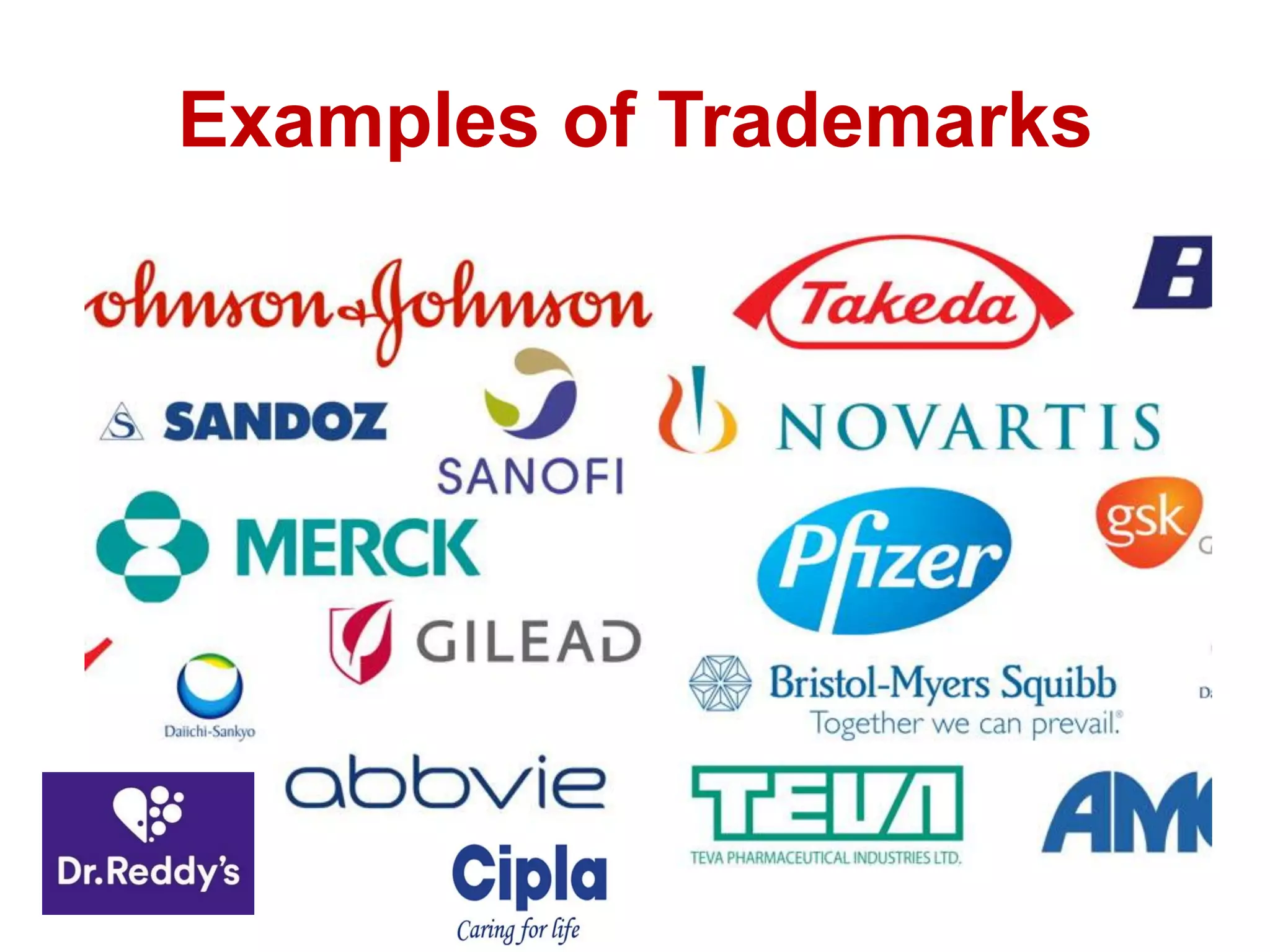 Examples of Trademarks
 