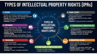 Intellectual Property Rights I Types (IPR) | PDF