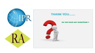 Intellectual property rights and Regulatory affairs