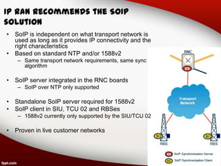 IP RAN 100NGN 2013 [COPY] | PPT