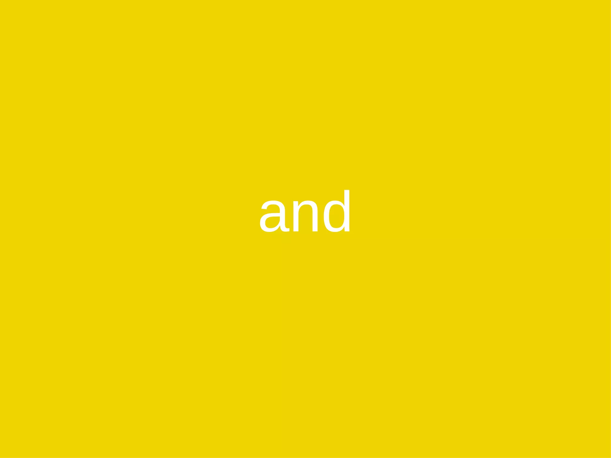 and 