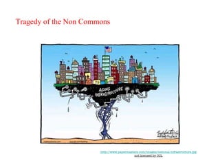 http://www.papermasters.com/images/national-infrastructure.jpg not licensed by CCL Tragedy of the Non Commons 