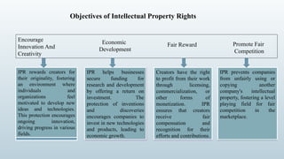 Obgitives Ipr Intlectual property right PR ASSIGNMENT.pptx