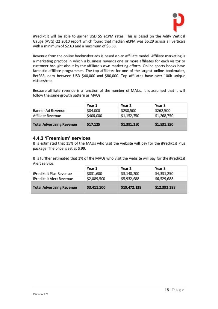 Ipredikt It Business Plan V1 9