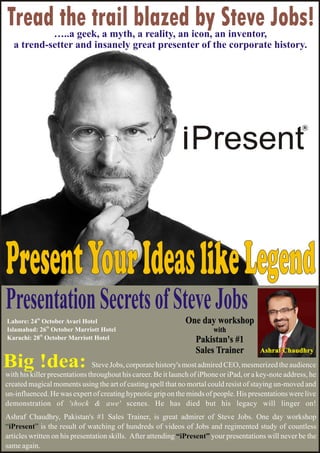 iPresent: Presentation Secrets of Steve Jobs