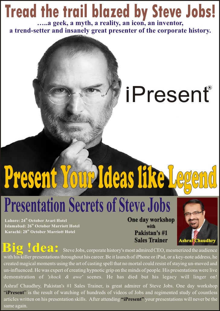 iPresent Presentation Secrets of Steve Jobs
