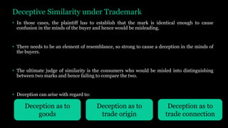Deceptive similarity under trademark | PPTX